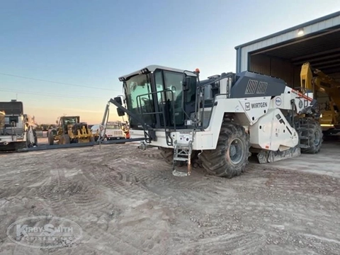 Used Wirtgen Cold Recycler in yard